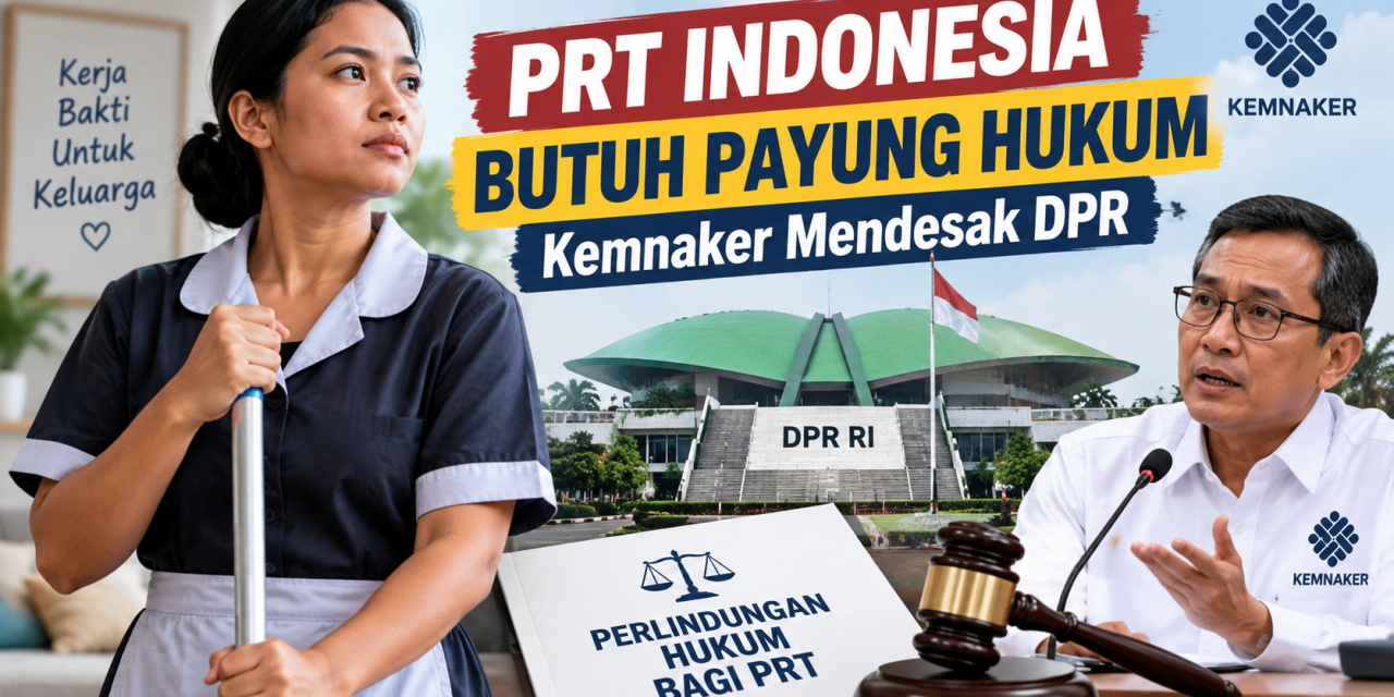 PRT Indonesia Butuh Payung Hukum, Kemnaker Mendesak DPR