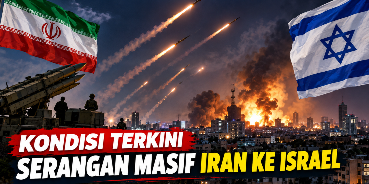 Kondisi Terkini Serangan Masif Iran Ke Israel