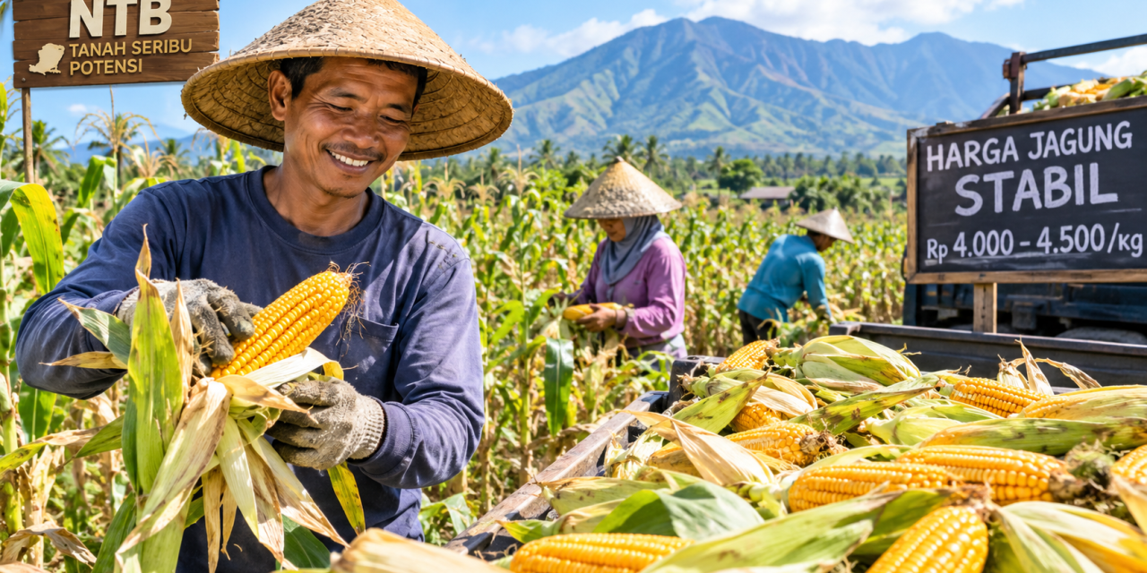 Petani Jagung Di NTB Panen Raya: Harga Stabil Di Pasaran